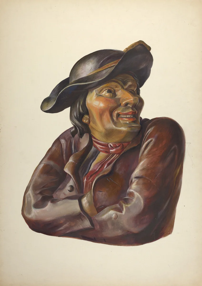 Tavern Bust by Walter Hochstrasser, index of american design, 1937