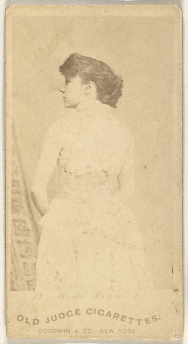 From the Actors and Actresses series (N171) for Old Judge Cigarettes by Goodwin & Company, photograph, 1886-1890