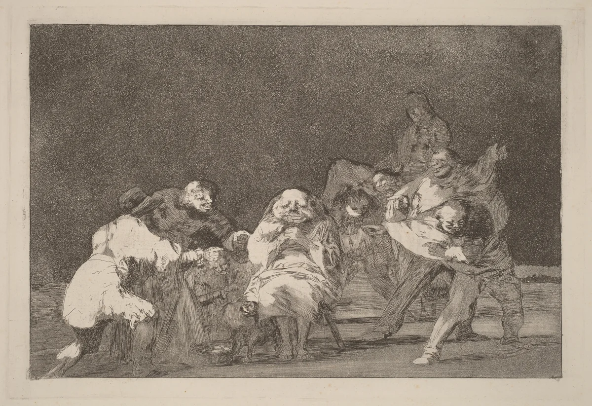 La lealtad (Loyalty) by Francisco Goya, print, 1816