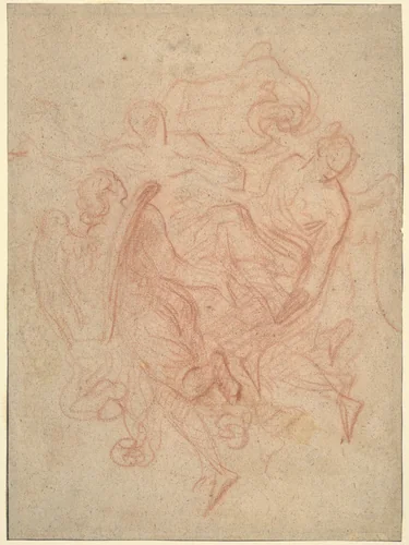 Apotheosis of Saint George by Sebastiano Ricci, drawing, 1693-1694