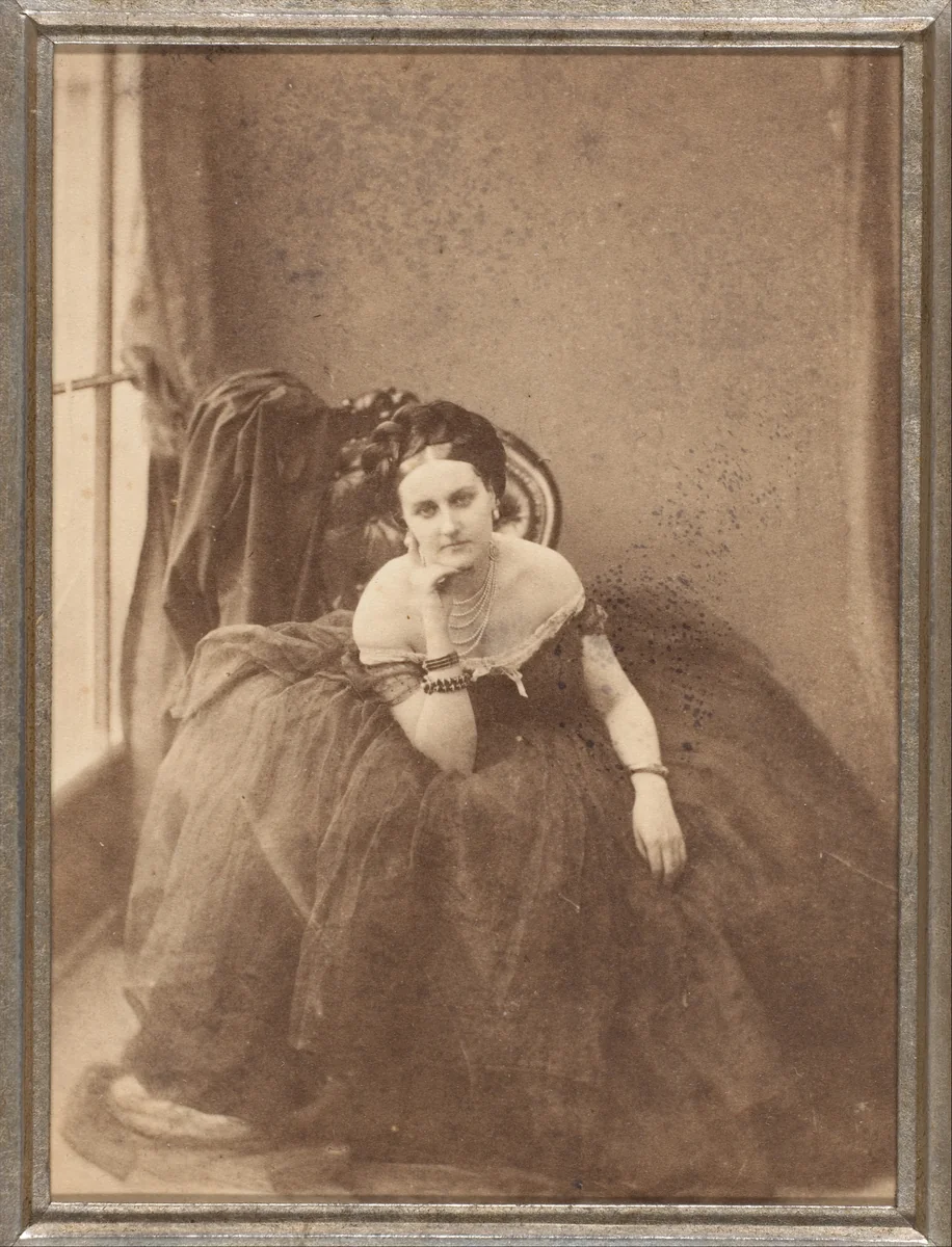 The Gaze by Pierre-Louis Pierson, photograph, 1856-1857