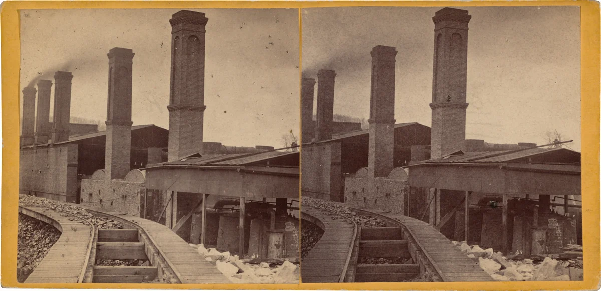 Standard Petroleum Refinery, Pittsburg, Pennsylvania by Thomas H. Johnson, photograph, 1860-1870