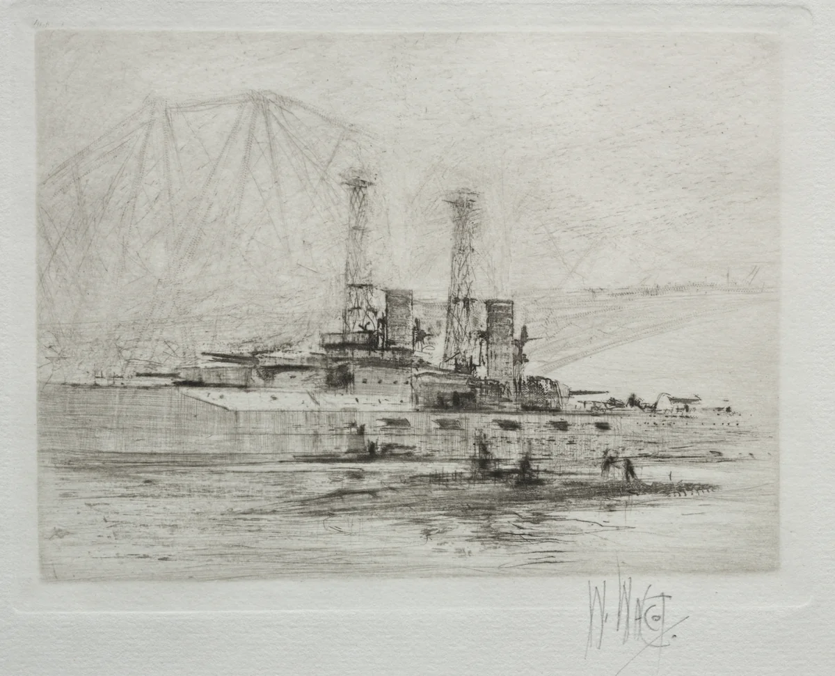 U. S. S. Delaware by William Walcot, print