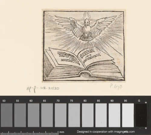 Bijbel en de Heilige Geest by anonymous, print, 1527