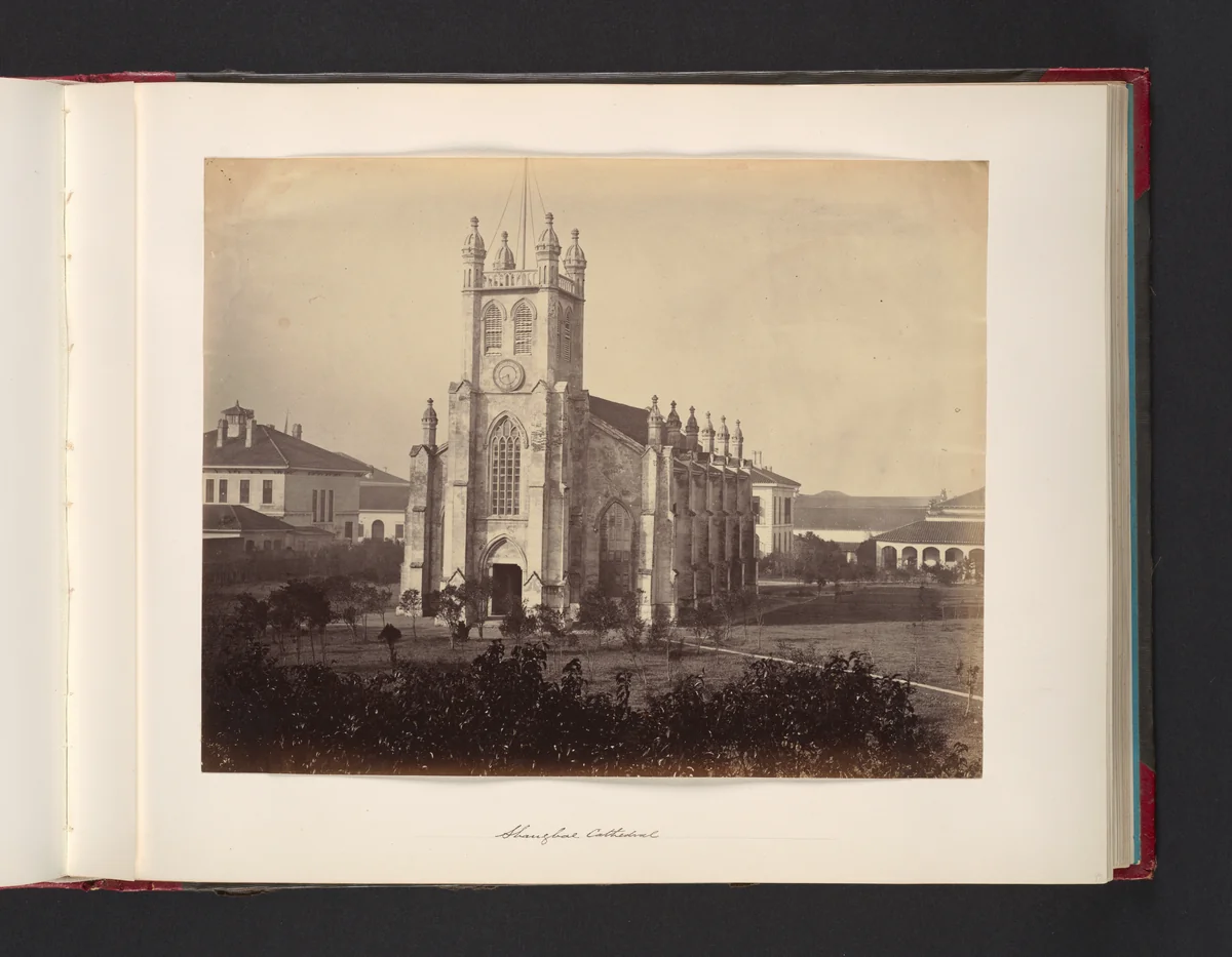 Shanghai Cathedral by John Thomson, photograph, 1865