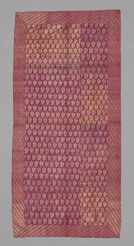 Sari by India, textile, 1875-1900