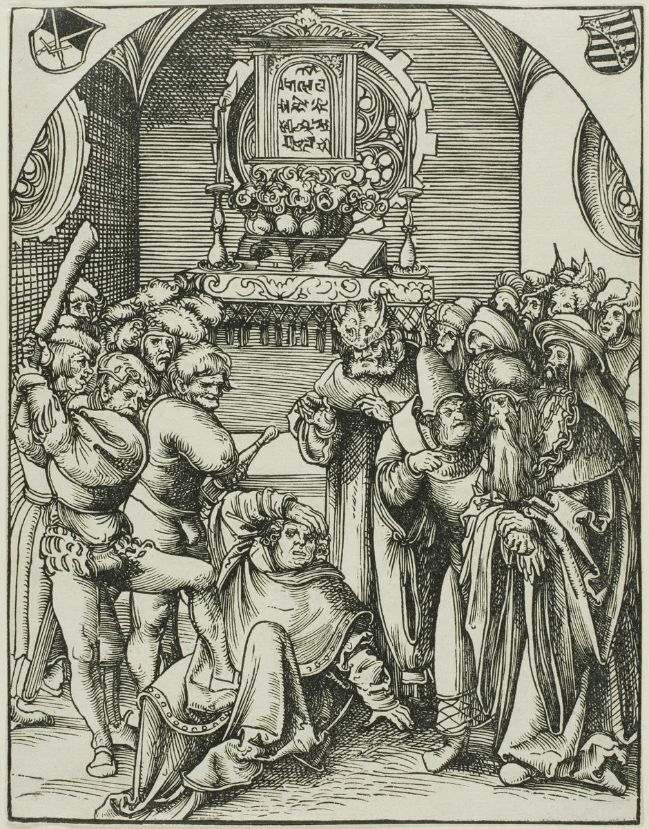 Saint Jude, from The Martyrdom of the Apostles by Lucas Cranach the Elder, print, 1507-1517