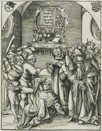 Saint Jude, from The Martyrdom of the Apostles by Lucas Cranach the Elder, print, 1507-1517