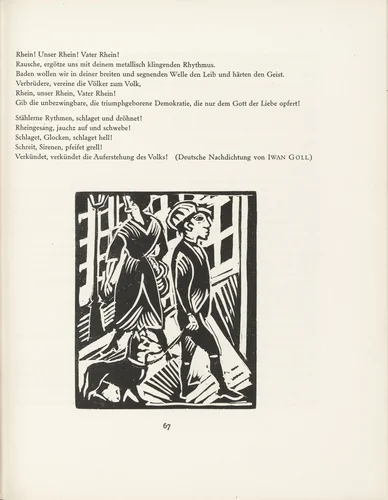 Untitled (tailpiece, page 67) from the periodical Münchner Blätter für Dichtung und Graphik, vol. 1, no. 5 (May 1919) by Max Unold, periodical, 1919