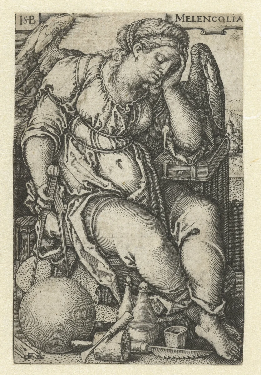 Melancholie by Unknown, print, 1539