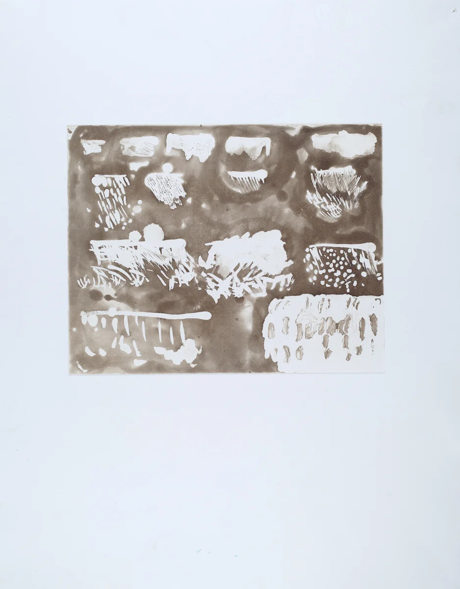 Rainclouds [working proof 2] by Pat Steir, print, 1991