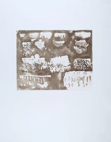 Rainclouds [working proof 2] by Pat Steir, print, 1991