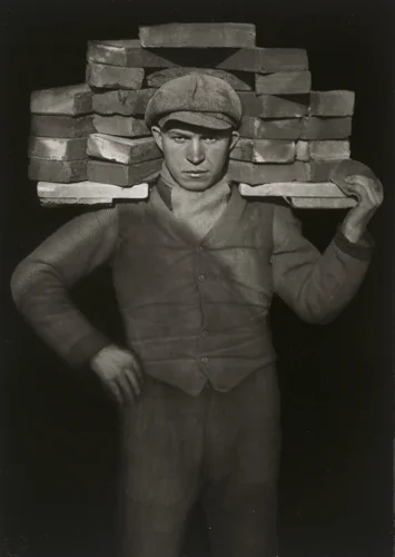 Bricklayer by August Sander, photograph, 1928
