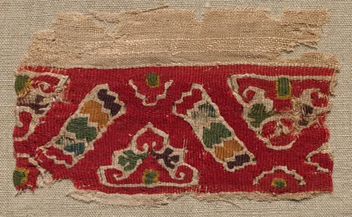 Fragment, with Part of a Clavus by Unknown, textile, 800-820