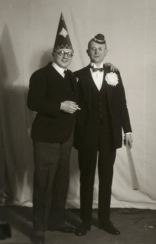 Carnival by August Sander, photograph, 1928