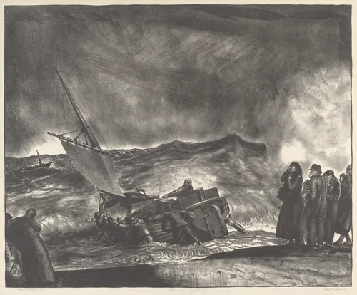 Allan Donn Puts to Sea by George Bellows, print, 1923