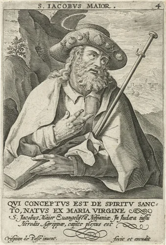 Apostel Jakobus de Meerdere by Unknown, print, 1594