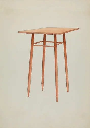 Shaker Stand by Ray Holden, index of american design, 1936
