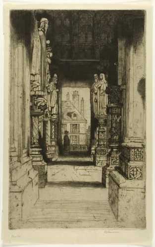 Chartres by David Young Cameron, print, 1902