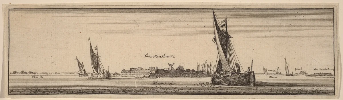 Schenkenschanz by Wenceslaus Hollar, print, 1632