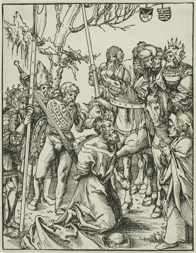 Saint James the Greater, from The Martyrdom of the Apostles by Lucas Cranach the Elder, print, 1507-1517