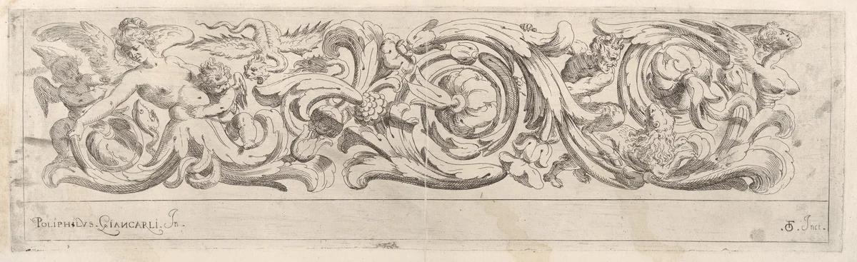 Disegni Varij di Polifilo Zancarli (Friezes) by Polifilo Giancarli, print, 1620-1630