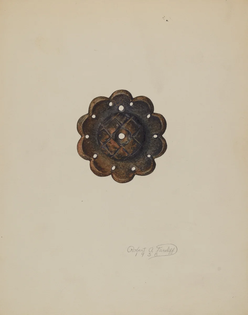 Rosette by Robert Tardiff, index of american design, 1938