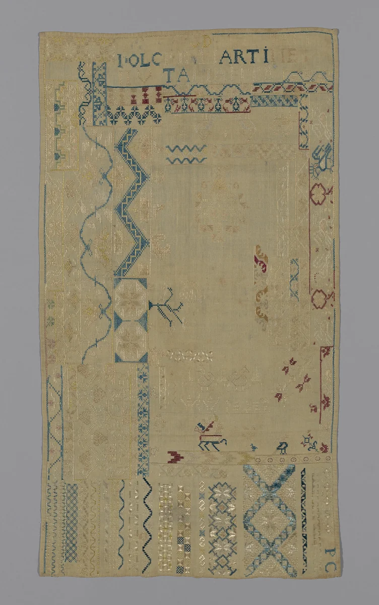 Sampler by Mexico, textile, 1801-1900
