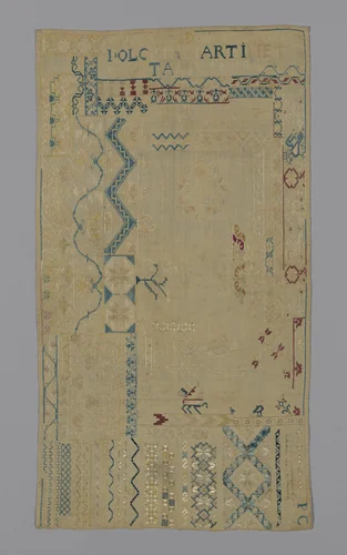 Sampler by Mexico, textile, 1801-1900