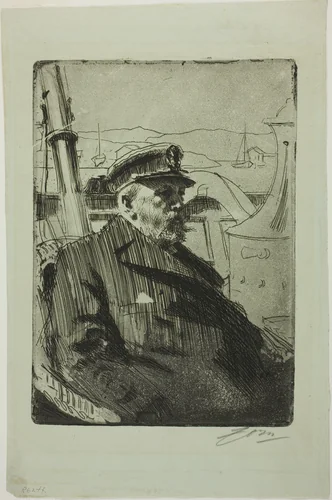 King Oscar II (Second plate) by Anders Zorn, print, 1898