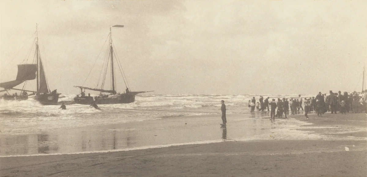 The Landing of the Boats by Alfred Stieglitz, photograph, 1894
