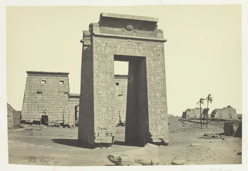 Sculptured Gateway, Karnac by Francis Frith, photograph, 1857
