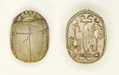 Scarab: Scorpion Motifs by Egyptian, other, -1550--1186