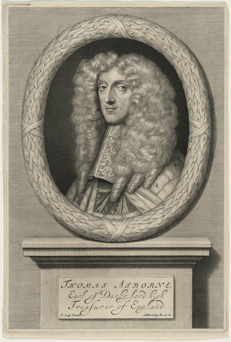 Thomas Osborne, First Duke of Leeds by Abraham Blooteling, print, 1640-1690