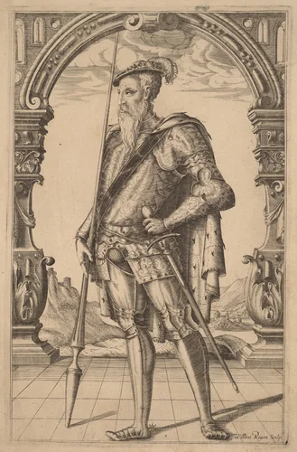 Alfonso X, King of Castile by William Rogers, print, 1620-1680