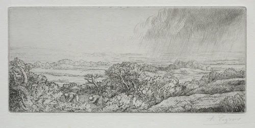 Les Ramasseurs des Champignons by Alphonse Legros, print, 1857-1911