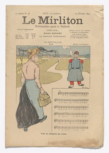 Le Mirliton, no. 98 by Théophile-Alexandre Steinlen, periodical, 1893