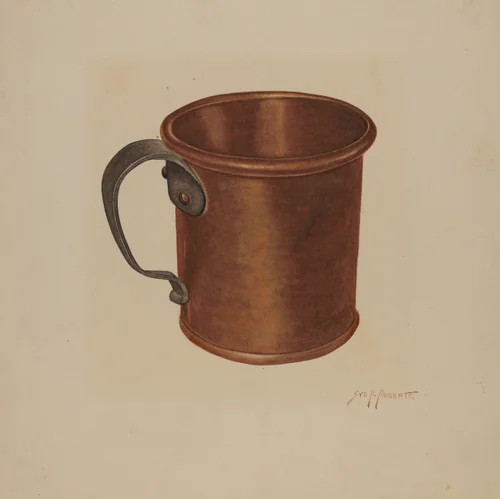 Mug by Sydney Roberts, index of american design, 1941