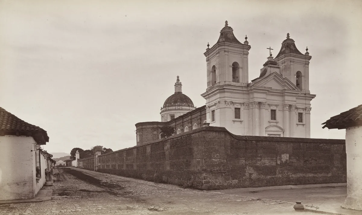 Church of La Recoleccion, Guatemala by Eadweard Muybridge, photograph, 1875