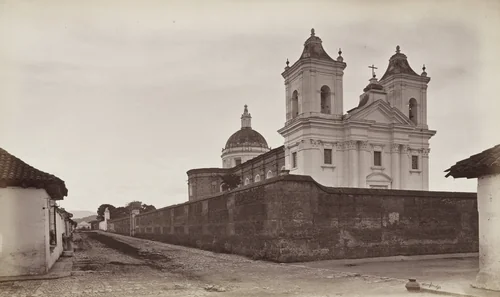 Church of La Recoleccion, Guatemala by Eadweard Muybridge, photograph, 1875