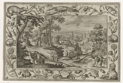 Uitzending van de apostelen by Unknown, print, 1582-1586