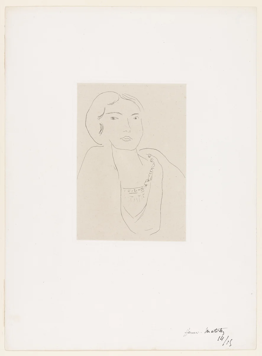 Emma L., "Rivière" by Henri Matisse, print, 1916