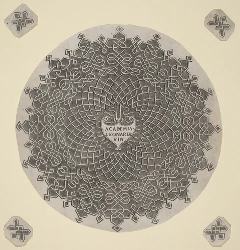 First Knot by Leonardo da Vinci, print, 1490-1500