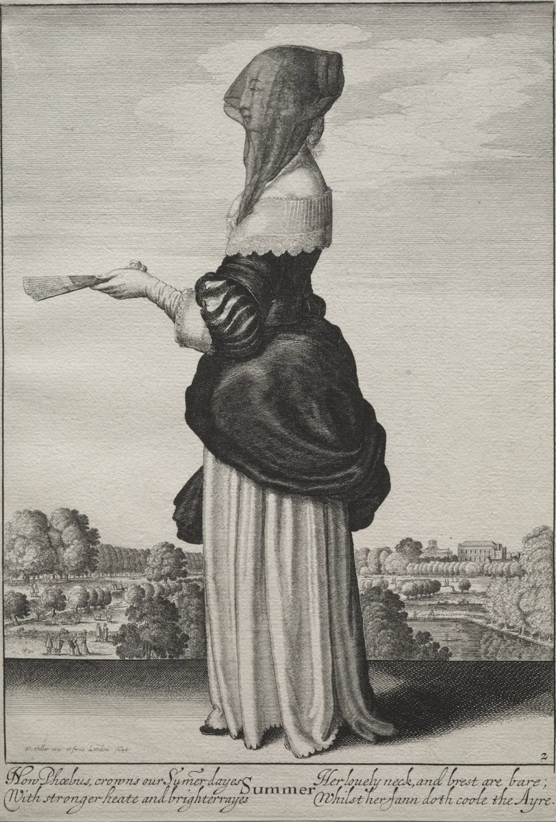 The Seasons: Summer by Wenceslaus Hollar, print, 1643-1644