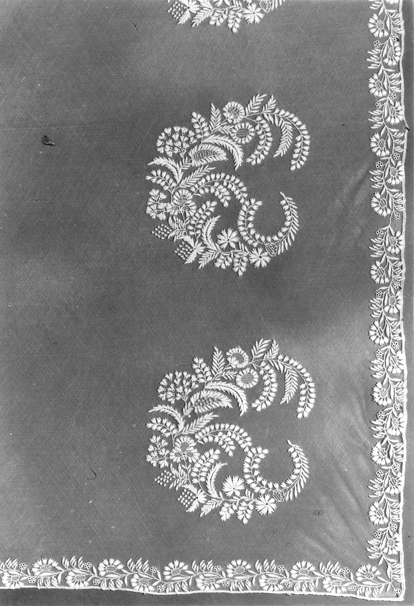 Bonnet Veil by Probably France, textile, 1830-1839
