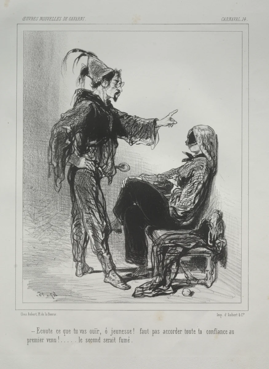 Carnaval by Paul Gavarni, print, 1824-1847