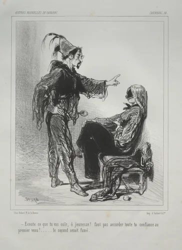 Carnaval by Paul Gavarni, print, 1824-1847