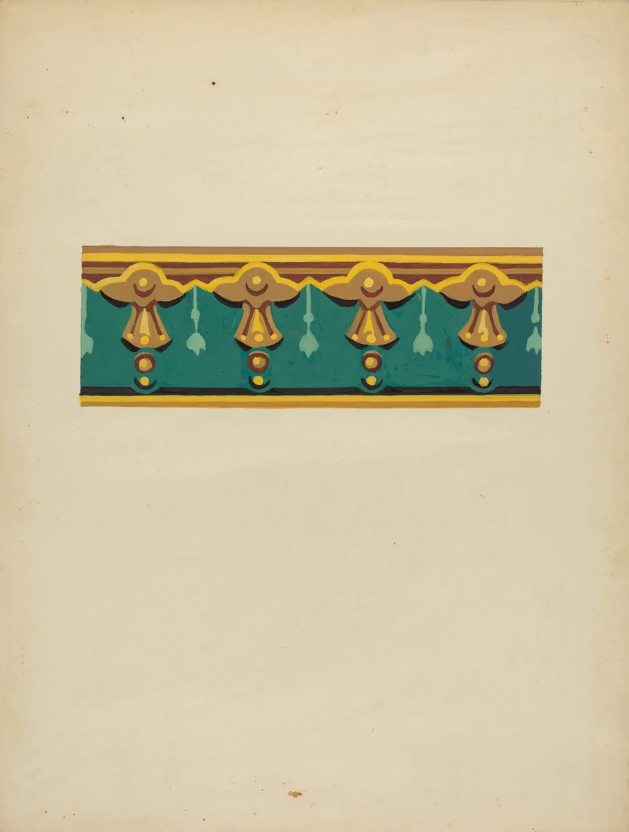 Wallpaper Border by John Garay, index of american design, 1935-1942