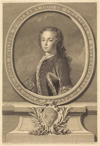 Louis Philippe d'Orléans by Jean Daullé; Alexis-Simon Belle, print, 1703-1763