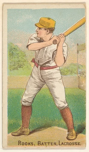 Rooks, Batter, Lacrosse, from the Gold Coin series (N284) for Gold Coin Chewing Tobacco by D. Buchner & Co., print, 1887